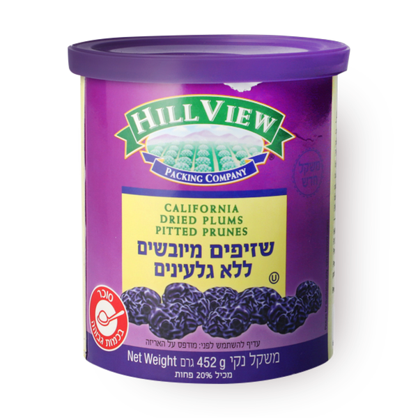 Hill View Dried Plums Pitted Prunes