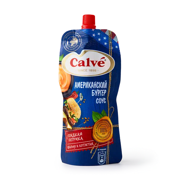 Соус Сырный Цезарь Calve, 230 г — купить с доставкой из Яндекс Лавки