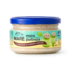 Икра рыбная Creme Le Mare «Балтийский берег» с кунжутом и соевым соусом ...