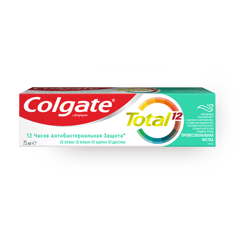 Зубная паста Colgate Total 12 Профессиональная чистка