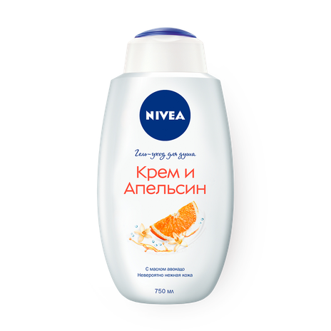 Гель-уход для душа Nivea Крем и апельсин