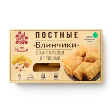 Блинчики постные «От Ильиной» с картофелем и грибами замороженные, 360 ...