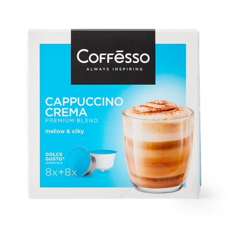 Кофе в капсулах Cappuccino Crema Coffesso для Dolce Gusto