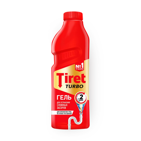 Средство Tiret Turbo для прочистки труб