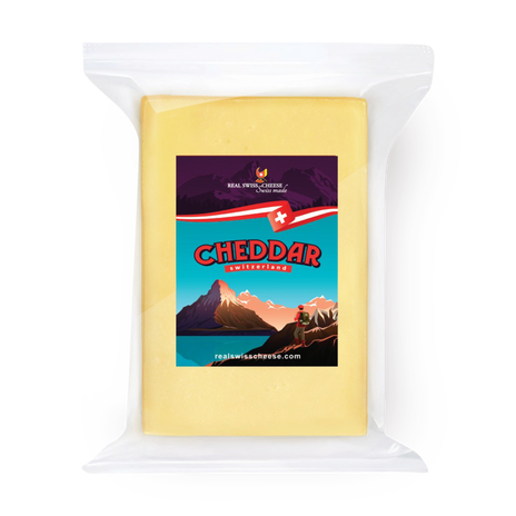 Сыр Чеддер Real Swiss Cheese 50% 170 г — купить в Москве с доставкой из ...