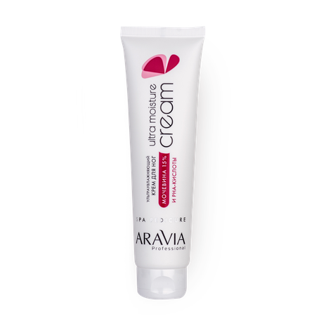 Крем для ног Aravia Professional ультраувлажняющий для ног с мочевиной 15% и PHA-кислотами