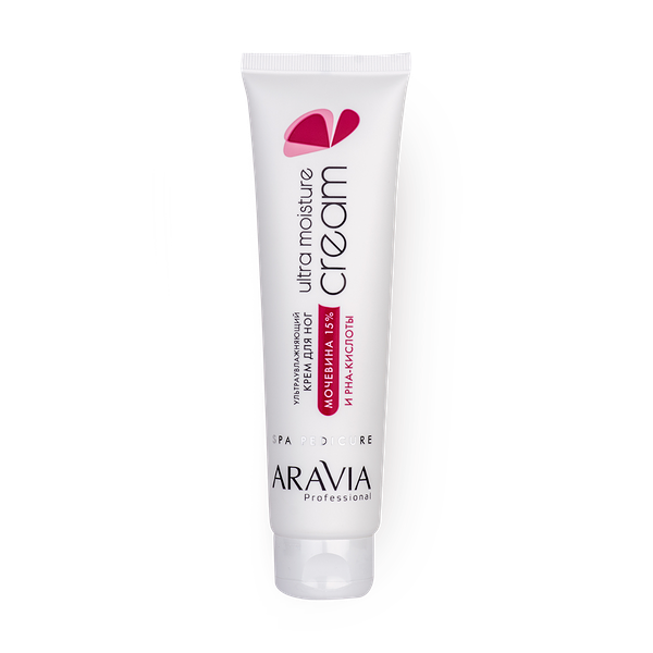 Крем для ног Aravia Professional ультраувлажняющий для ног с мочевиной 15% и PHA-кислотами