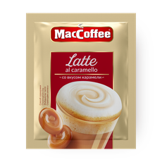 Кофейный напиток растворимый Latte al caramello MacCoffee со вкусом ...