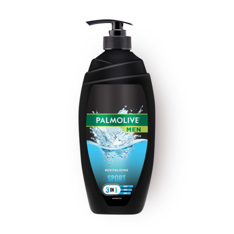 Palmolive For Men Sport 3 in 1 Shower Gel for body, face & hair.