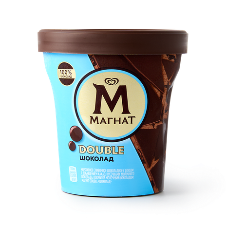 Мороженое Double «Магнат» шоколад, 310 г — купить с доставкой из Яндекс ...