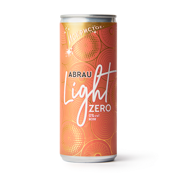 Напиток винный 0.0% Abrau Light Zero Rose