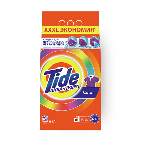Стиральный порошок Tide Аква пудра Color