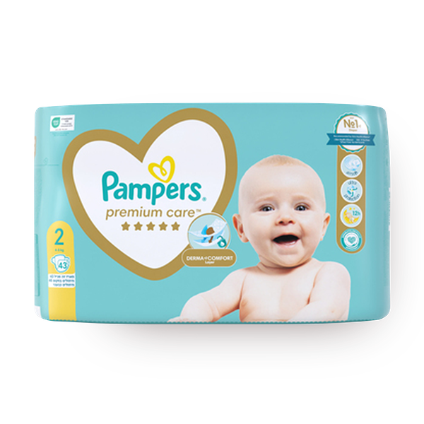 Pampers Premium Care diapers Newborn, size 2