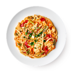 Лапша вок с курицей и овощами Creative Kitchen, 250 г — купить с ...