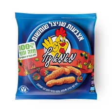 Mama Of fingers schnitzel in sesame seeds