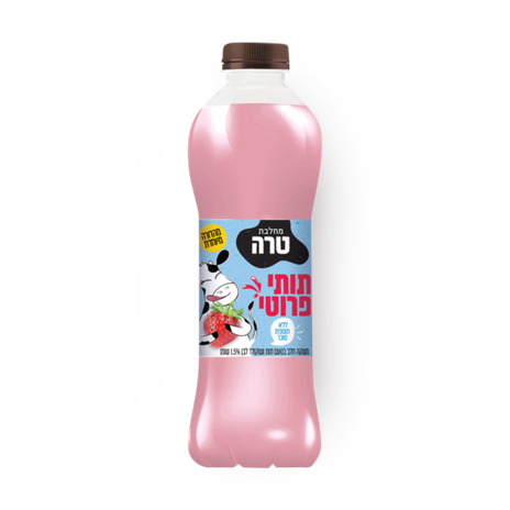 טרה משקה חלב בטעם תותי פרוטי