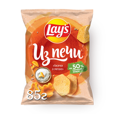 Чипсы Lay's Из печи Лисички в сметане