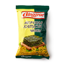 Чипсы Binggrae морская капуста, 40 г — купить с доставкой из Яндекс Лавки