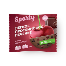 Печенье проте­иновое лёгкое Вишня в шокола­де Sporty