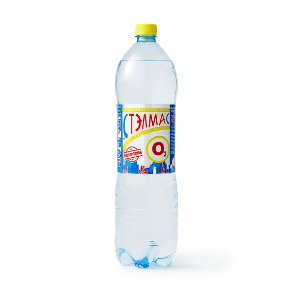 Вода минеральная «Стэлмас» Mg+ лечебно-столовая газированная, 1 л ...