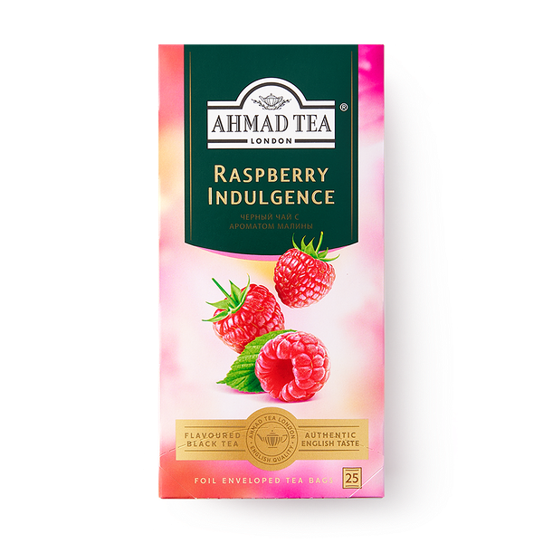 Чай чёрный Raspberry Indulgence Ahmad Tea с ароматом малины в пакетиках