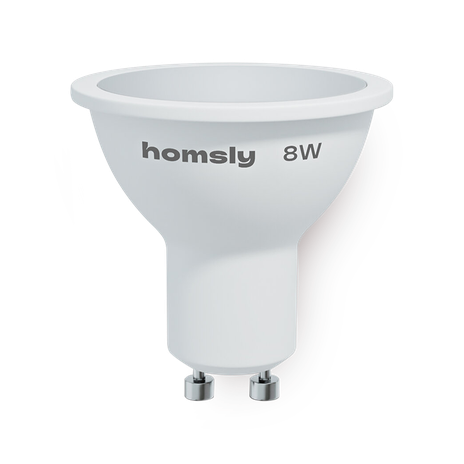 Лампа светодиодная Homsly, 8Вт, MR16, GU10, 4000К