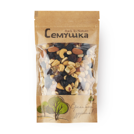 Смесь орехов с цукатами жареная «Семушка»