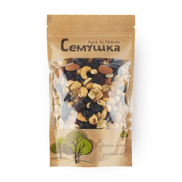Смесь орехов с цукатами жареная «Семушка»