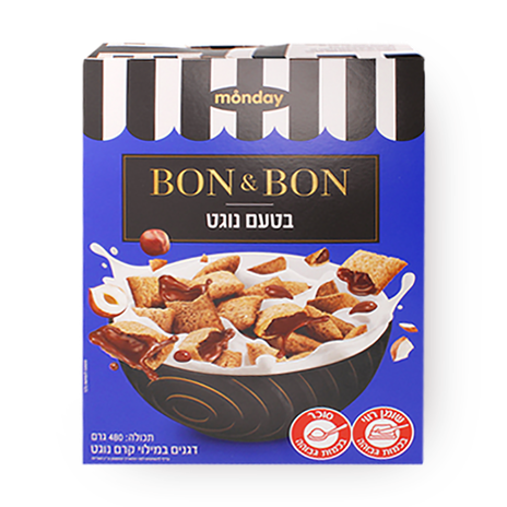 Bon&Bon Cereals filled with nougat cream