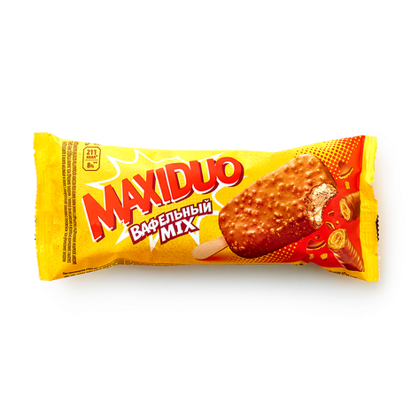 Мороженое Вафельный микс Maxiduo эскимо