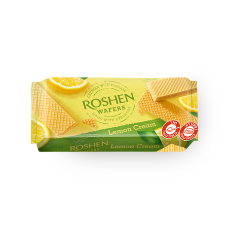 Waffle with lemon flavor Roshen