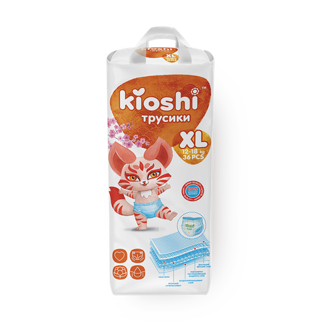 Подгузники-трусики Kioshi XL 12-18 кг