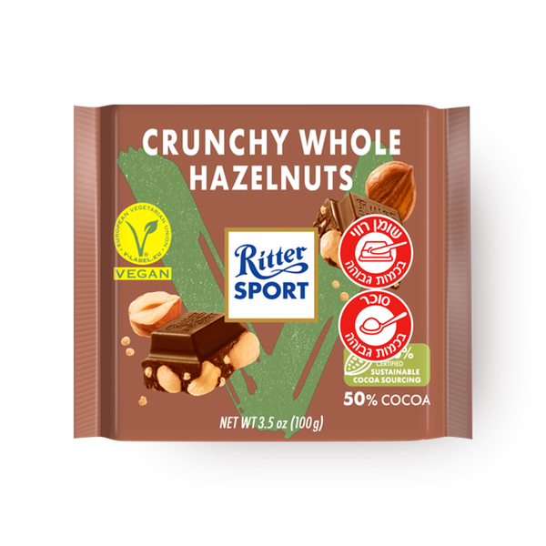 Ritter Sport Vegan Crunchy Whole Hazelnuts
