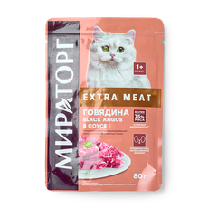 Влажный корм для стерилизованных кошек Extra Meat «Мираторг» с ...