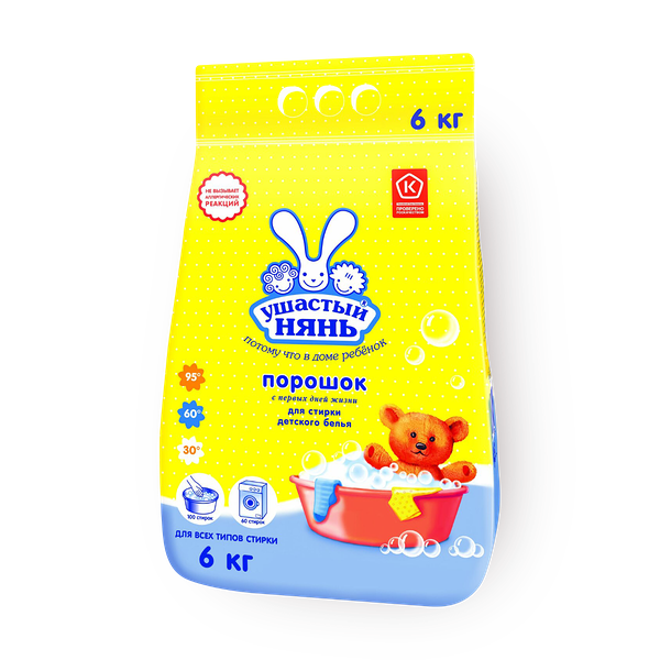 Стиральный порошок детский «Ушастый нянь»