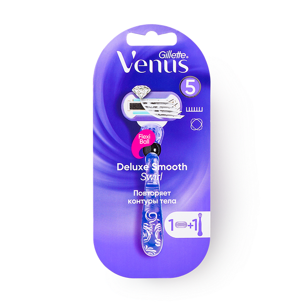 Станок Gillette Venus Swirl + 1 кассе­та