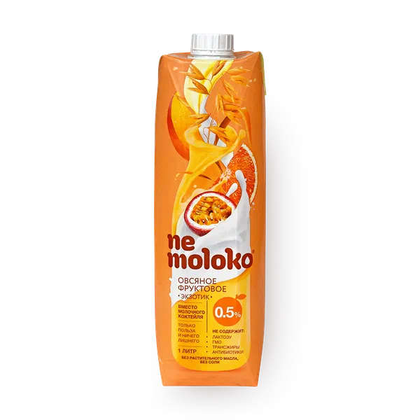 Напиток овсяный Nemoloko Экзотик фруктовый 0,5%