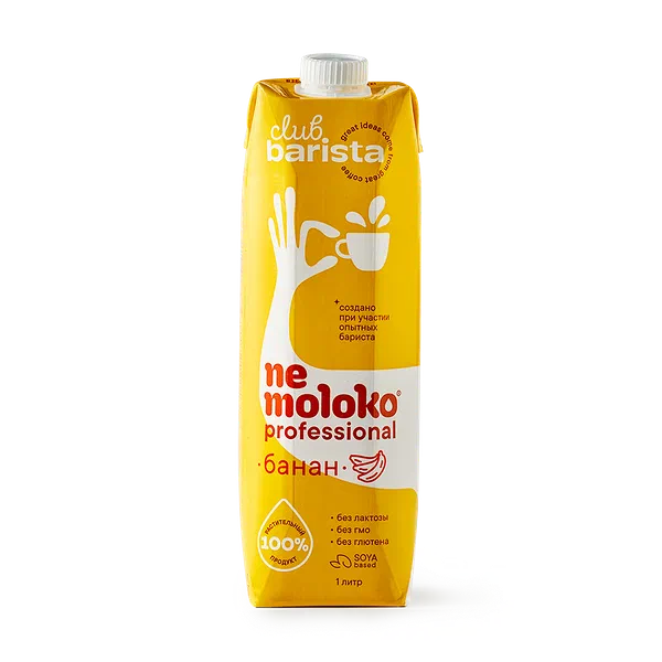 Напиток соевый Nemoloko Barista с бананом