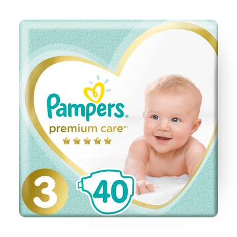 Pampers Premium Care diapers, size 3