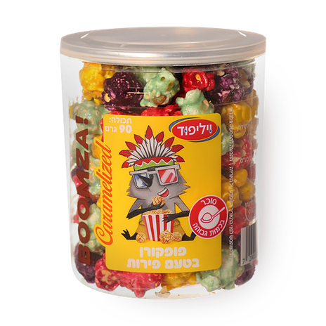 Fruit flavored popcorn