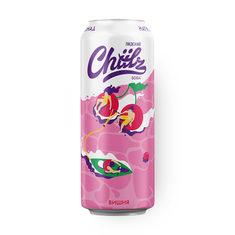 Напиток Chiilz «Лидский» вишня газированный, 450 г — купить с доставкой ...
