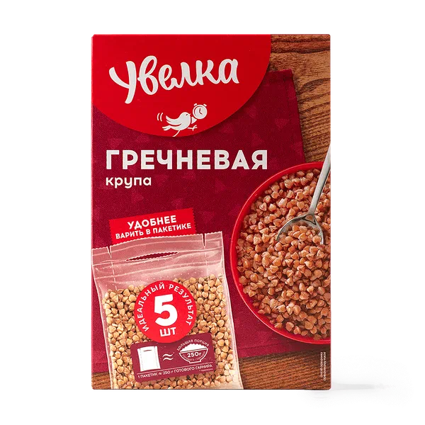 Крупа гречневая «Увелка» в варочных пакетах