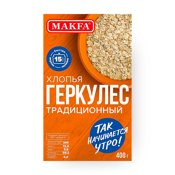 Хлопья Геркулес «Макфа» Традиционный
