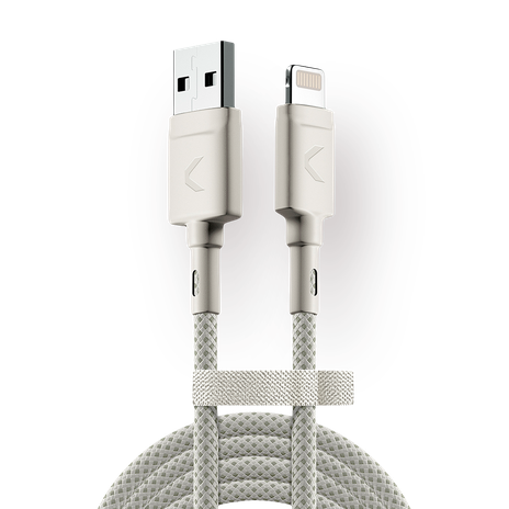Кабель Commo Range Cable USB-А — Lightning MFI, 2.2м, Light Gray