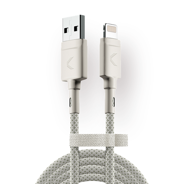 Кабель Commo Range Cable USB-А — Lightning MFI, 2.2м, Light Gray