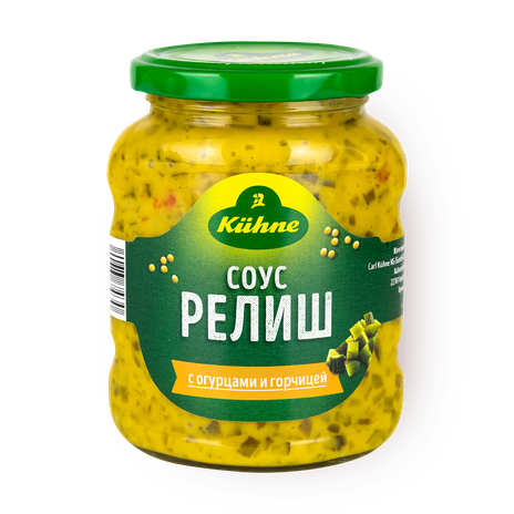 Соус Релиш Kuhne с огурцами и горчицей