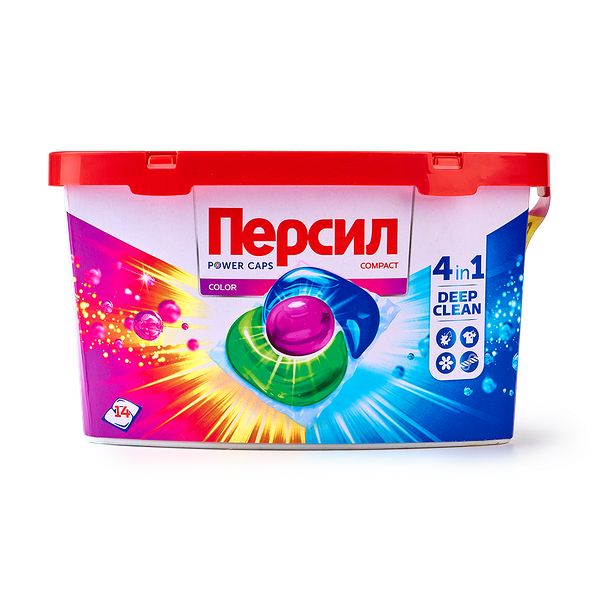 Капсу­лы для стирки Персил 4 в 1 Color