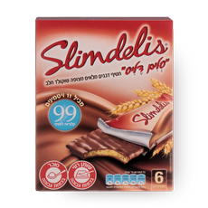Slimdelis Cereal snack coated in milk chocolate