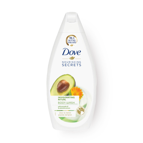 DOVE body wash avocado