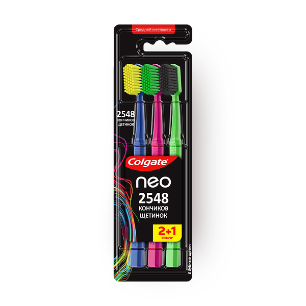 Зубная щётка Colgate Neo 2548 средняя